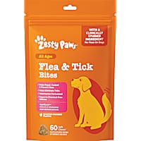 Zesty Paws Flea & Tick Bites, Roasted Chicken for Dogs