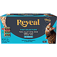 Reveal Natural Fish Selection in Broth Wet Cat Food