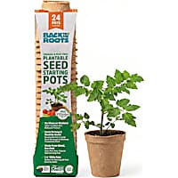 Back to the Roots Organic & Plantable Seed Starting Pots 2.4 in 24 Count