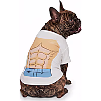 Petco Faux Muscles Pet Halloween Costume T-Shirt