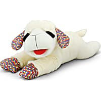 Multipet International Lamb Chop Jumbo Groovy Dog Toy