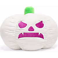 Petco Halloween White Pumpkin Plush Dog Toy