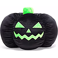 Petco Halloween Black Pumpkin Plush Dog Toy