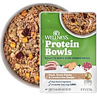Wellness Protein Bowls, Adult Fresh Alternative Wholesome Grains, Duck, Sweet Potato & Cranberries Dog Food