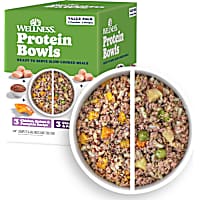 Wellness Protein Bowls, Adult Fresh Alternative Wholesome Grains Chicken Value Pack Dog Food