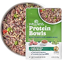 Wellness Protein Bowls, Adult Fresh Alternative Wholesome Grains Lamb, Red Rice & Peas Recipe Dog Food