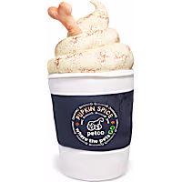 Petco Thanksgiving Jumbo Pumpkin Spice Latte Plush Dog Toy