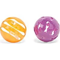 Petco Halloween Orange & Purple Rattle Ball Cat Toy
