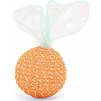 Petco Halloween Pumpkin Mesh Ball Cat Toy