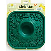 Woof Green LickMat No Slip Silicone Dog Slow Feeder Mat