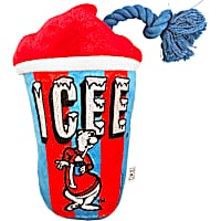 ICEE Plush Cup with Rope Dog Toy
