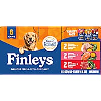 Finley's Beef, Chicken & Salmon Variety Pack Wet Dog Food
