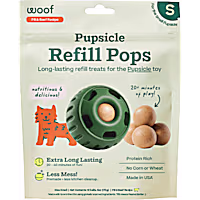 Woof Pupsicle Lickable Beef and Peanut Butter Pop Refills Small Dog Treat
