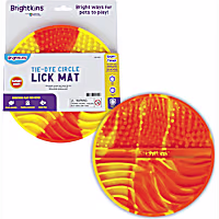Brightkins Tie Dye Circle Lick Mat