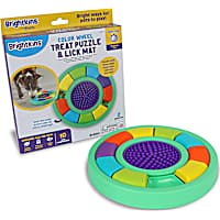 Brightkins Color Wheel Treat Puzzle & Lick Mat