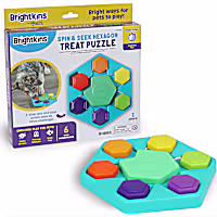 Brightkins Spin & Seek Hexagon Treat Puzzle