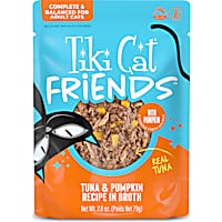 Tiki Cat Friends Tuna & Pumpkin Wet Cat Food Pouch