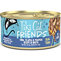 Tiki Cat Friends Tuna, Tilapia & Pumpkin Cat Food