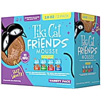 Tiki Cat Friends Mousse Tuna Cat Food Variety Pack