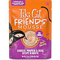 Tiki Cat Friends Mousse Chicken, Pumpkin & Duck Recipe in Broth Cat Food