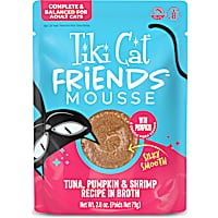 Tiki Cat Friends Mousse Tuna, Pumpkin & Shrimp Cat Food
