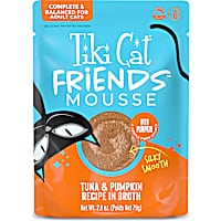 Tiki Cat Friends Mousse Tuna & Pumpkin Cat Food
