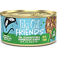 Tiki Cat Friends Tuna, Ocean Whitefish & Pumpkin Cat Food