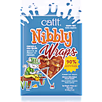 Catit Chicken & Fish Nibbly Wraps Cat Treats