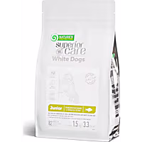 Nature's Protection Superior Care White Dogs Grain Free Junior Small and Mini Breeds White Fish Dry Dog Food
