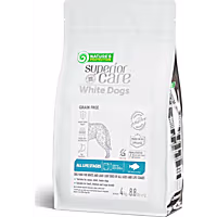 Nature's Protection Superior Care White Dogs Grain Free All Sizes and Life Stages White Fish Dry Dog Food
