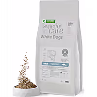 Nature's Protection Superior Care White Dogs Grain Free Adult Small and Mini Breeds White Fish Dry Dog Food