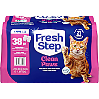 Fresh Step Clean Paws Multi Cat Clumping Litter with Febreze Freshness