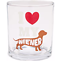 Petco Weiner Dog Whiskey Glass