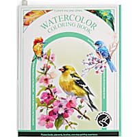 Petco Birds & Flowers Watercolor Coloring Book Set