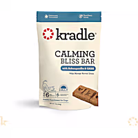 Kradle Peanut Butter and Bacon Soft Bars Calming Bliss Bars for Dogs