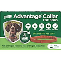 Advantage 4-Month Protection Flea and Tick Collar for Dogs and Puppies