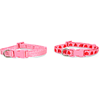 Petco Pink Printed Dog Collar Set
