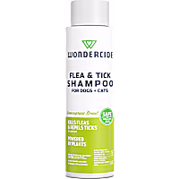 Wondercide Lemongrass Flea & Tick Shampoo for Dogs & Cats with Natural Essential Oils