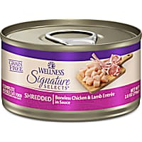 Wellness CORE Grain Free Boneless Chicken & Lamb Signature Selects Shredded Adult Wet Cat Food