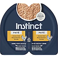 Instinct Pate Split Cup Real Chicken Entree Grain-Free Wet Cat Food