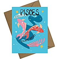 Sweet Paws x Five Dot Post Pisces Greeting Card