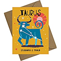 Sweet Paws x Five Dot Post Taurus Greeting Card