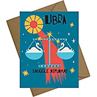 Sweet Paws x Five Dot Post Libra Greeting Card