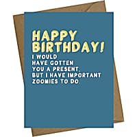 Sweet Paws x Five Dot Post Birthday Zoomies Greeting Card