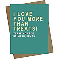 Sweet Paws x Five Dot Post I Love You More Than Treats Greeting Card