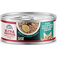 Natural Balance Ultra Protein Chicken & Quail Egg Recipe in Broth Wet Cat Food
