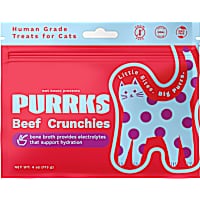 Wet Noses Purrks Beef Crunchies for Cat Treats