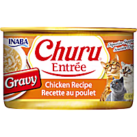 Inaba Churu Chicken Recipe Entree in Gravy Can Cat Food