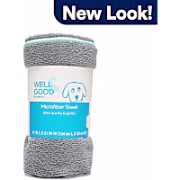 Well & Good Microfiber Bath Towel for Dogs