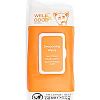 Well & Good Deodorizing Scented Wipes for Dogs